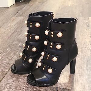 Karl Lagerfeld Paris Brayden studded boots